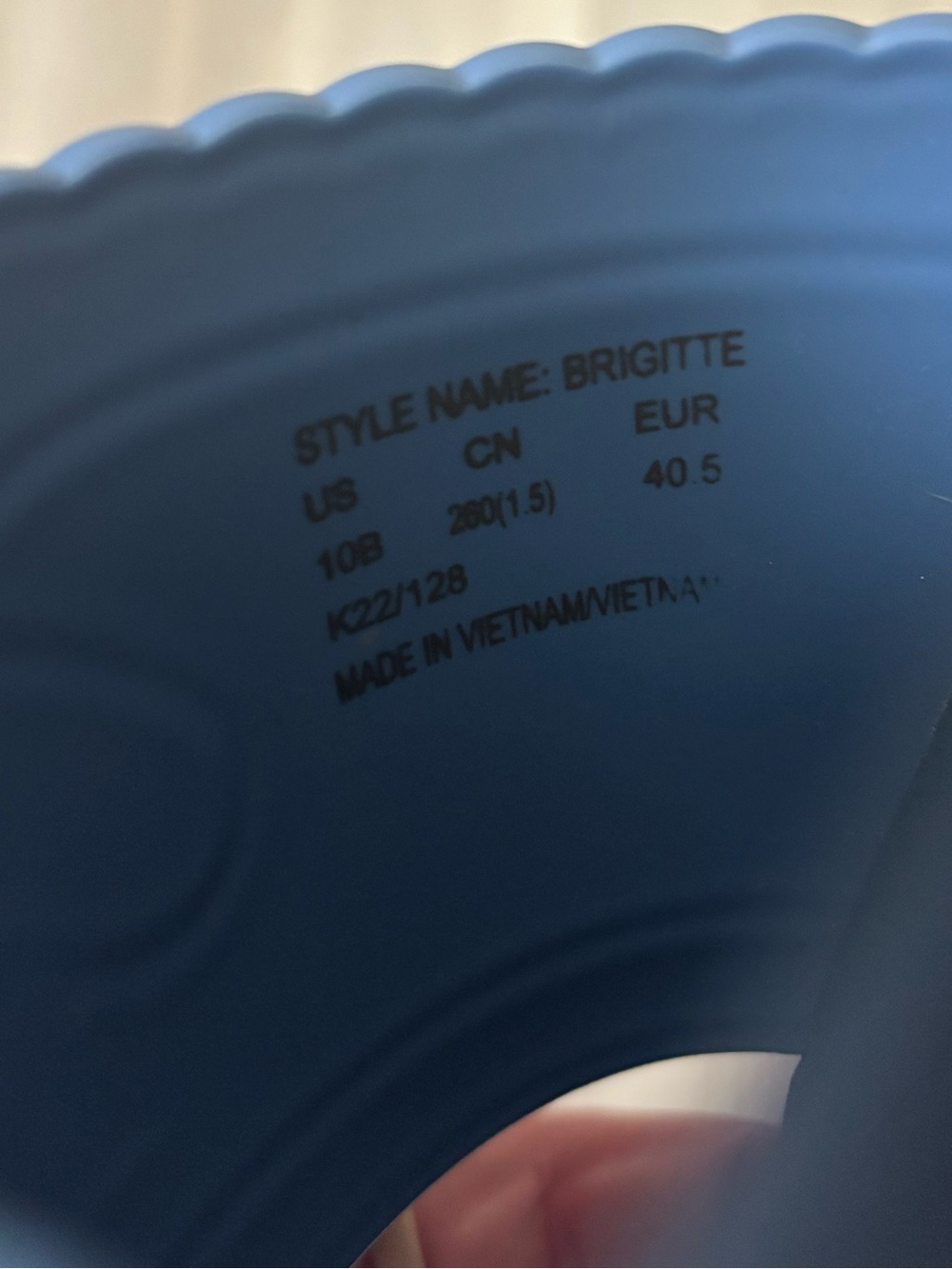 Kate Spade Brigitte Sandal in Navy Blue - Picture 5 of 5